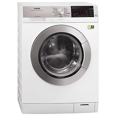 AEG L99699FL Freestanding Washing Machine, 9kg Load, A+++ Energy Rating, 1600rpm Spin, White AEG L99699FL Freestanding Washing Machine, 9kg Load, A+++ Energy Rating, 1600rpm Spin, White